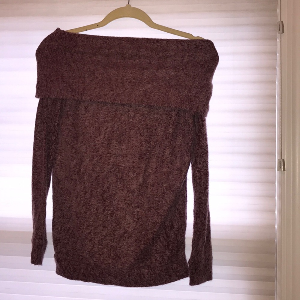 Cozy off shoulder sweater from Ruby & Jenna